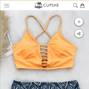 BRAND NEW CUPSHE SWIM SUIT SMALL